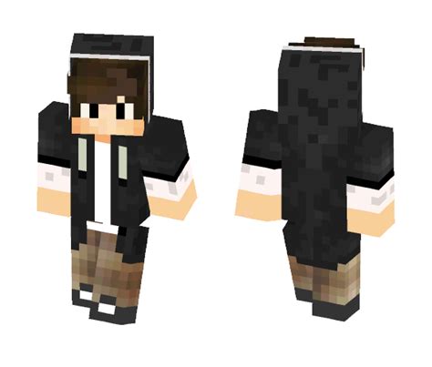 Get Boy With Black Hoodie Minecraft Skin For Free Superminecraftskins