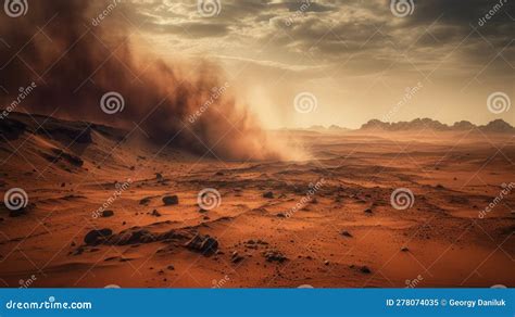 Majestic Martian Dust Storm A Stunning Visual Feast Captured By Sony