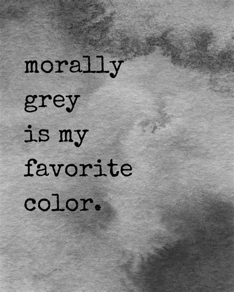 Morally Grey Is My Favorite Color Book Wall Art Digital Etsy