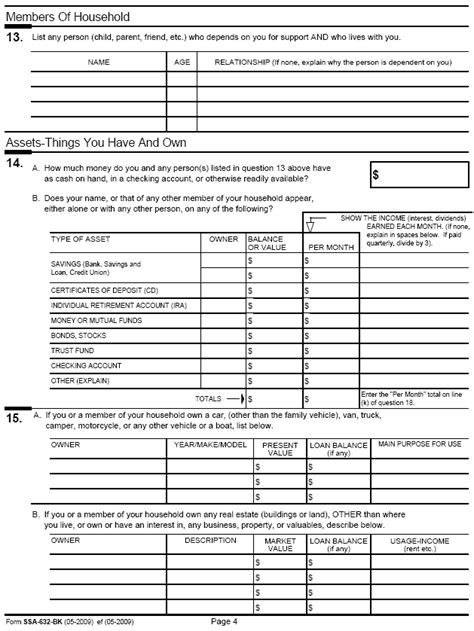 Ssa Poms Si 02260045 Form Ssa 632 Bk Request For Waiver Of
