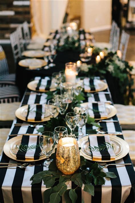 Black Wedding Decoration Ideas - jenniemarieweddings
