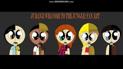 Alex wolff, bobby cannavale, dwayne johnson and others. JUMANJI WELCOME TO THE JUNGLE FAN ART - YouTube