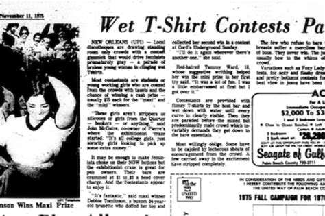 Wet T Shirt Contests Remain Wildly Popular In Northern Australia