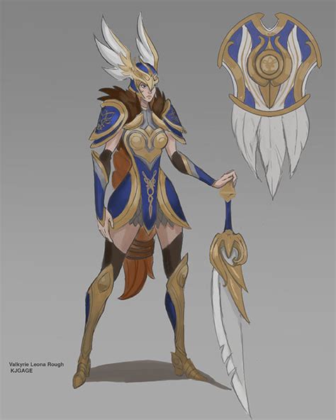 [riot creative contest 2017] character art valkyrie leona — polycount
