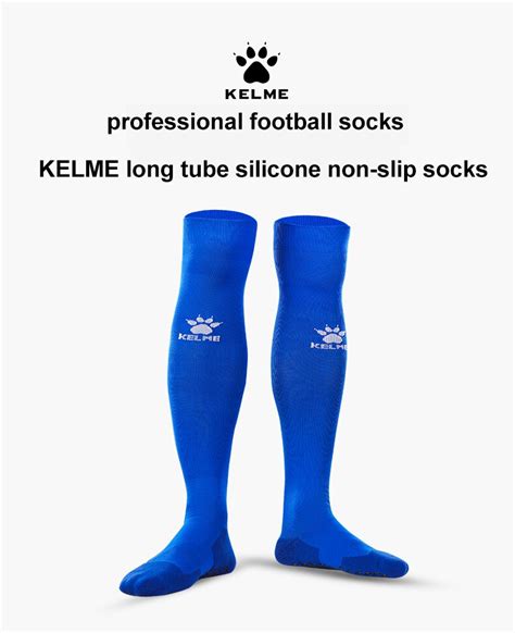 Kelme Football Socks Men S Long Tube Silicone Non Slip Adult Thickened Towel Bottom Over The