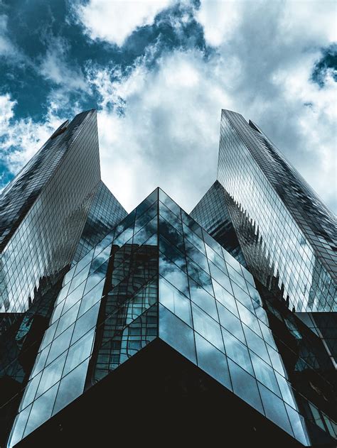 Architecture Building Glass Bottom View Hd Phone Wallpaper Peakpx