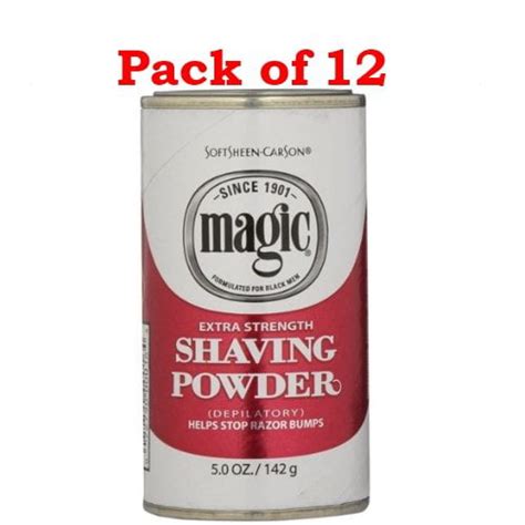 Magic Shaving Powder Red Extra Strength 5 Oz Pack Of 12