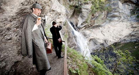 Reichenbach Falls Meirigen Switzerland With Map Photos
