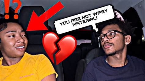 Telling My Girlfriend She Is Not Wifey Material😳 Gets Deep Youtube