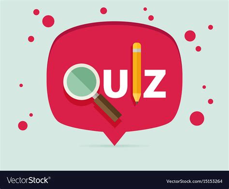 Quiz Related Concept Royalty Free Vector Image