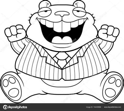 Cartoon Fat Hamster Suit Stock Illustration By ©cthoman 154438996