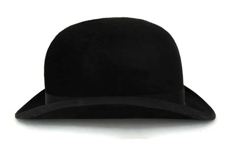 Antique Black Bowler Hat Vintage Mens Fashion Derby Hat Steampunk