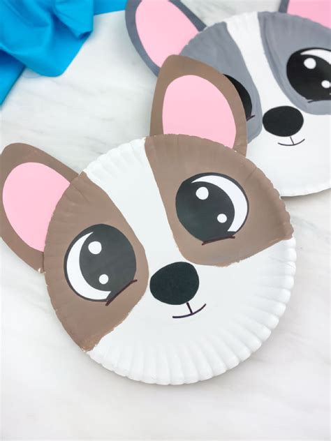 Paper Plate Dog Craft For Kids Free Template Puppy Crafts Kids Art