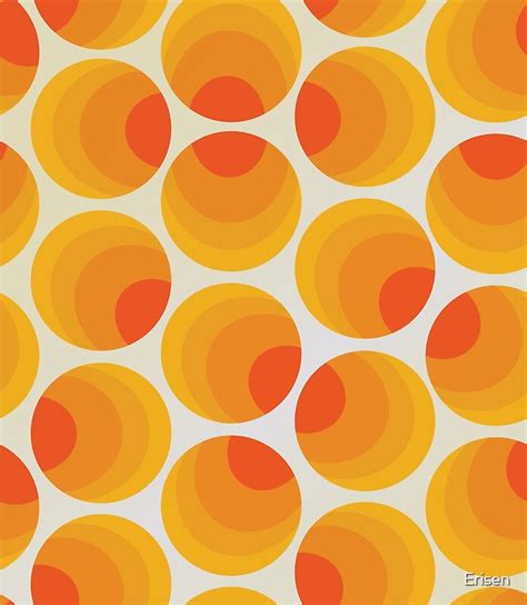 Vintage Orange Pattern Seamless Design By Erisen Redbubble