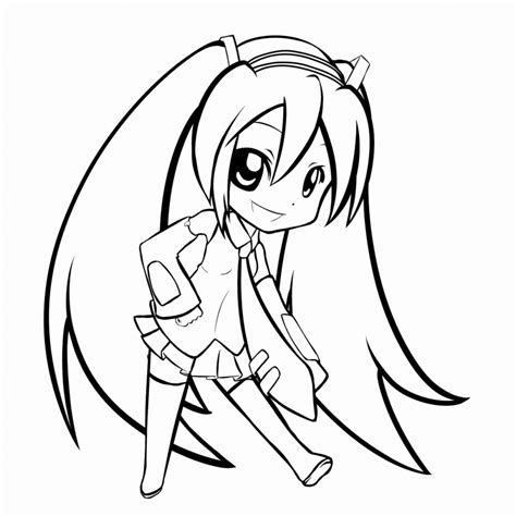 Hatsune Miku Chibi Drawing Free Download On Clipartmag