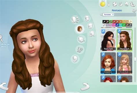 Mystufforigin Enchanting Hair For Girls Sims 4 Hairs