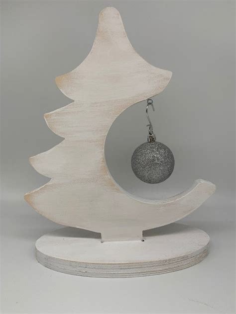 Unfinished Wood Ornament Tree Christmas Etsy