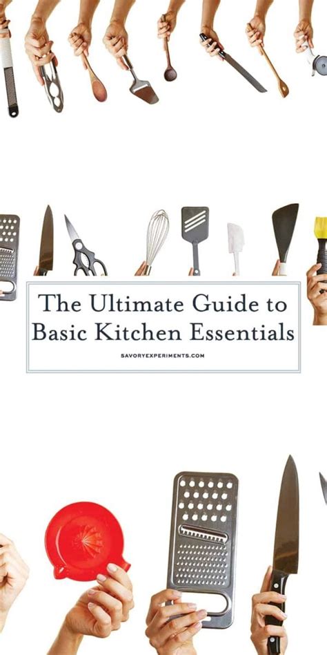20 Basic Kitchen Essentials Tools That Every Home Cook Should Have