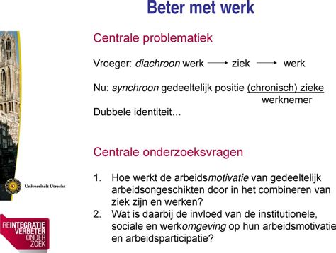 Het Verbeteren Van De Integratie Van Zieke Werknemers Door Aandacht