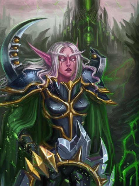Maiev Shadowsong The Battle Began By Nairiai Blizzard Warcraft Favorite Character Character