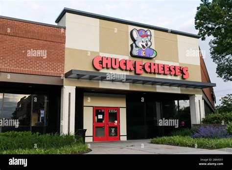 A Logo Sign Outside Of A Chuck E Cheese Location In Annapolis
