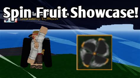 Spin Fruit Showcase Really Fun Blox Fruits Youtube