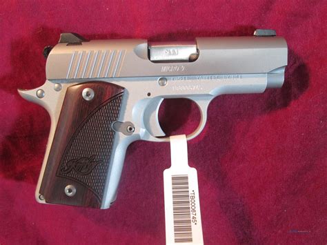 KIMBER MICRO 9 STAINLESS W/ ROSEWOO... for sale at Gunsamerica.com