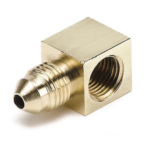 Auto Meter 3270 Fitting Adapter 90 ° 18 Nptf Female To 3an Male