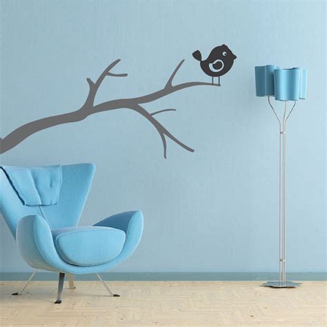 Bird On A Branch Wall Decal Trendy Wall Designs