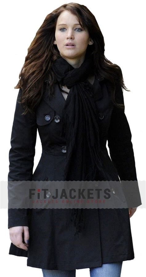 Tiffany Silver Linings Playbook Jennifer Lawrence Coat Wool Coat