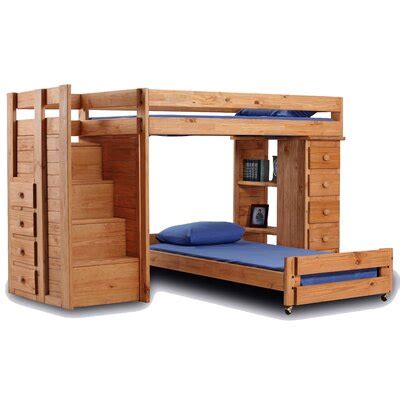 L shape bunk bed beds bunk bed metal bunk bed l shape triple bunk bed step para wood 3 wholesale latest designs adjustable antique luxury modern simple bed room furnitures queen size all l shaped bunk beds are made from exceptional materials that give them unparalleled strength and. Twin Over Twin L-Shaped Bunk Bed with 5 Drawer Lingerie ...