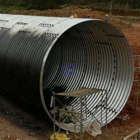 Supply The Corrugated Steel Culvert Pipe To Libiria Qingdao Regions