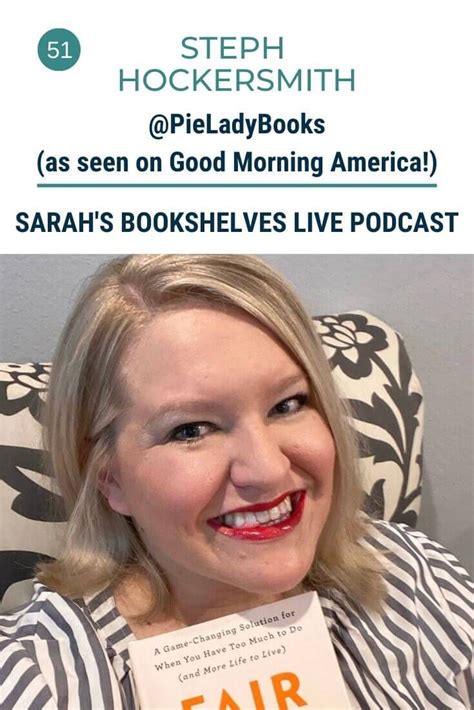 podcast episode 51 steph hockersmith from pie lady books pieladybooks book blogger