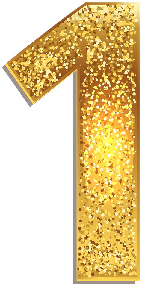 Dibujo Del Numero Uno A Color Clipart Number Clip Art Clipart Number