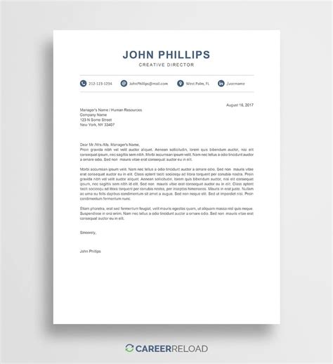 ✅ easy to customize in word. Free Cover Letter Templates for Microsoft Word - Free Download