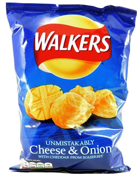 Walkers Cheese And Onion Flavour Crisps 325g Approved Food