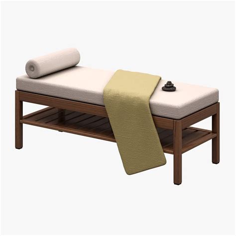 Spa Bed Obj 3d Model Massage Room Decor Salon Interior Design Spa