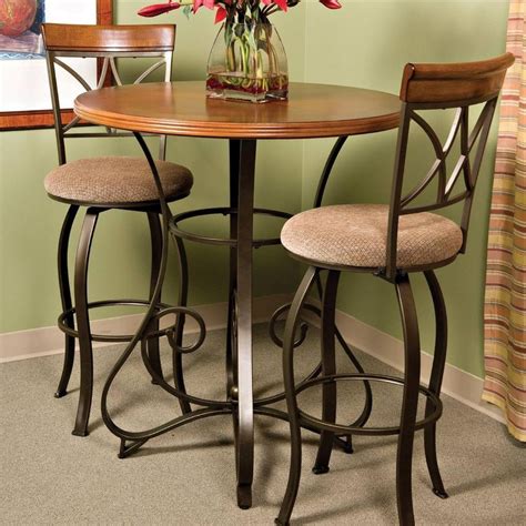 A pub or bar table is an excellent way to increase the seating and entertaining capacity of your home. Bistro Pub Table Matte Pewter/Bronze Tall Furniture Bar ...