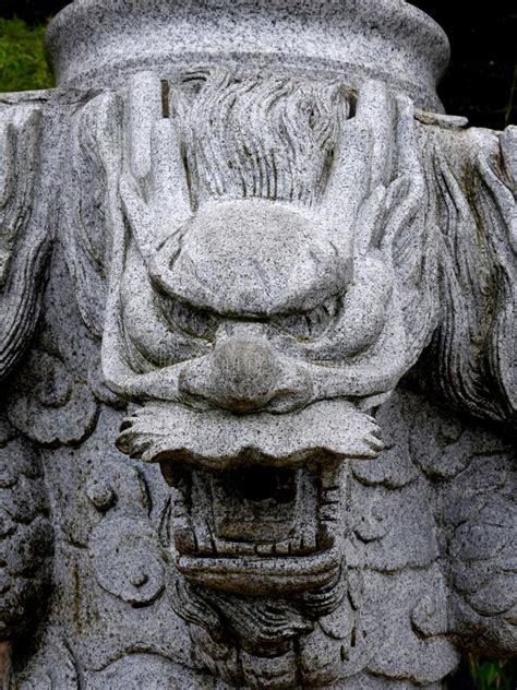 Dragon Head Stone Carve Stockfoto Bild Von Bügel Drache 139326356