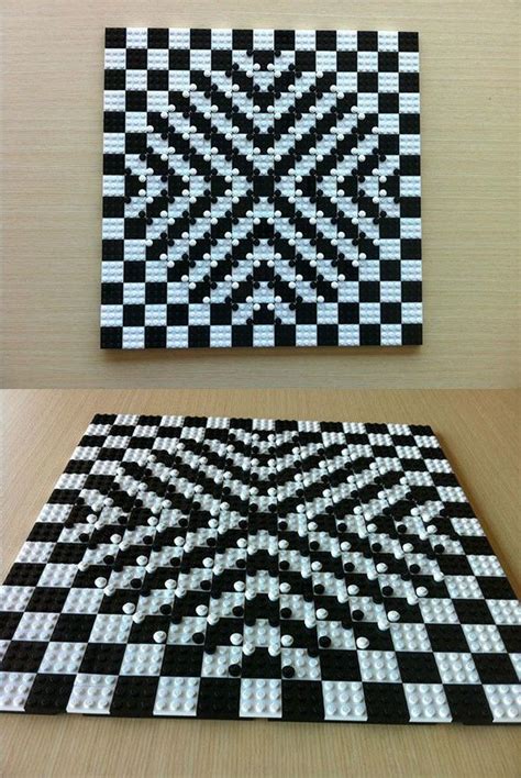 Lego Optical Illusion No Curved Pieces Optical Illusions Illusions