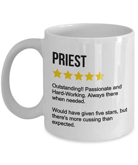 Priest Review Priest Mug Priest T T For Priest T Etsy