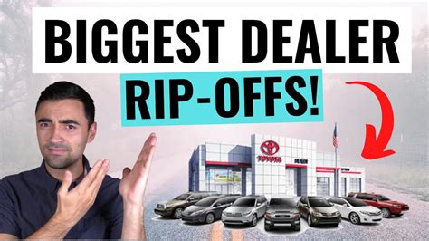 Biggest Car Dealer Rip Offs You Must Avoid When Ordering A Car Youtube