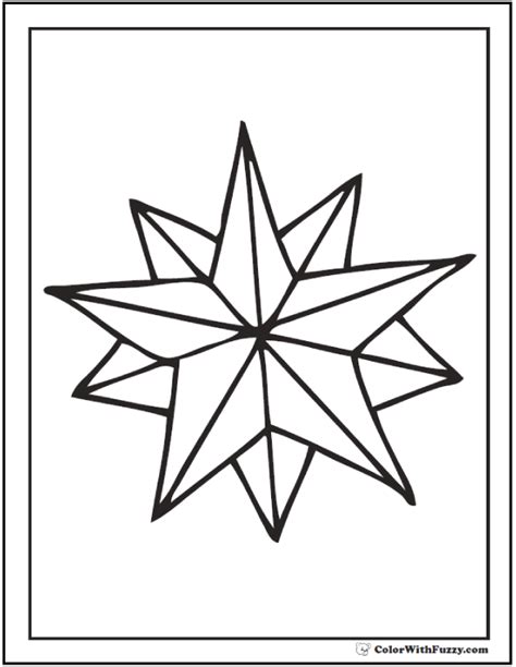 Open any of the printable files above by clicking the image or the link below the image. 60 Star Coloring Pages: Customize And Print PDF