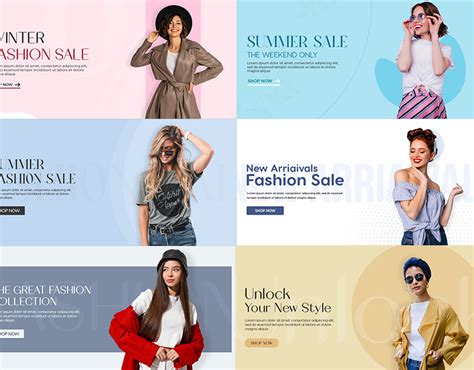 Fashion Sale Web Banner Design Behance