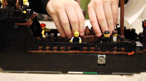 spoken: yar har, wind at your back, lads, wherever you go! Custom Lego Pirate Ship - YouTube