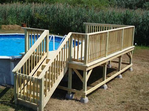 12x16 Pool Deck Plans Decks Ideas