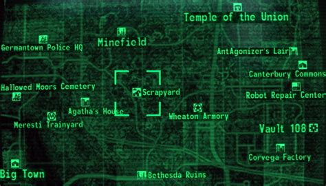 fallout 3 ruinen von bethesda karte