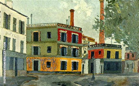 Factory By Maurice Utrillo Oil Painting Reproduction