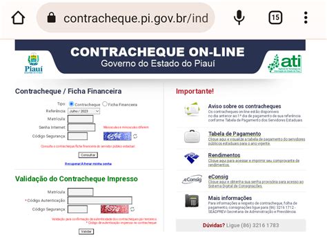 Como Ver Contracheque Online Portal Do Servidor Por Estado