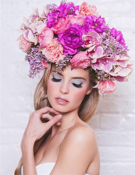 Avant Garde Flower Crowns Flower Crown Flower Fashion Floral Headpiece